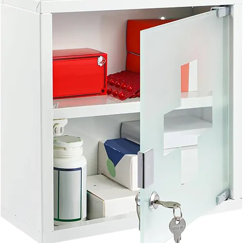 جعبه کمک اولیه دیواری پلاستیکی